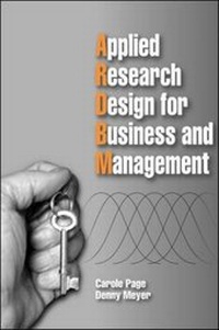 Enlarge image Cover: Applied Research Design for Business Management - McGraw Hill Higher Education