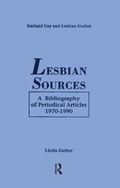 Cover: Lesbian Sources - Routledge