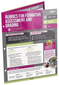Enlarge image Cover: Rubrics for Formative Assessment and Grading - Association for Supervision & Curriculum Development