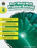 Cover: Real-World Math Problem Solving (Gr. 4) - TEACHER CREATED RESOURCES