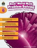 Cover: Real-World Math Problem Solving (Gr. 6) - TEACHER CREATED RESOURCES