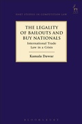 Cover: The Legality of Bailouts and Buy Nationals - Hart Publishing