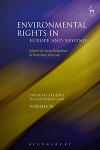 Enlarge image Cover: Environmental Rights in Europe and Beyond - Hart Publishing