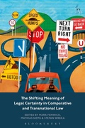Cover: The Shifting Meaning of Legal Certainty in Comparative and Transnational Law - Hart Publishing