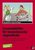 Cover: Lesemalbl&auml;tter f&uuml;r leseschwache Jugendliche - Persen Verlag in der AAP Lehrerwelt GmbH