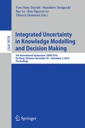 Cover: Integrated Uncertainty in Knowledge Modelling and Decision Making - Springer