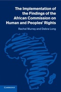 Cover: The Implementation of the Findings of the African Commission on Human and Peoples' Rights - Cambridge University Press
