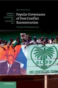 Cover: Popular Governance of Post-Conflict Reconstruction - Cambridge University Press