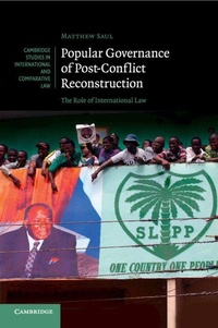 Enlarge image Cover: Popular Governance of Post-Conflict Reconstruction - Cambridge University Press