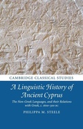 Cover: A Linguistic History of Ancient Cyprus - Cambridge University Press
