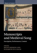 Cover: Manuscripts and Medieval Song - Cambridge University Press