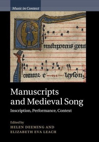 Enlarge image Cover: Manuscripts and Medieval Song - Cambridge University Press