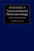 Cover: Husserl's Transcendental Phenomenology - Cambridge University Press