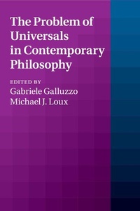Enlarge image Cover: The Problem of Universals in Contemporary Philosophy - Cambridge University Press