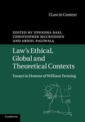 Cover: Law's Ethical, Global and Theoretical Contexts - Cambridge University Press
