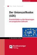 Cover: Der Unionszollkodex (UZK) - Reguvis Fachmedien