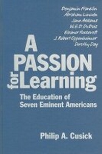 Enlarge image Cover: A Passion for Learning - Teachers' College Press