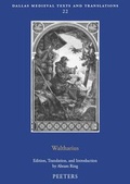 Cover: Waltharius - Peeters Publishers