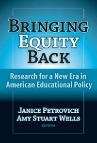 Enlarge image Cover: Bringing Equity Back - Teachers' College Press