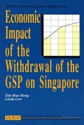 Cover: Economic Impact of the Withdrawal of the GSP on Singapore - ISEAS Publishing