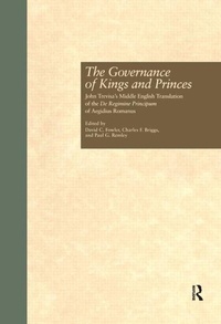 Enlarge image Cover: The Governance of Kings and Princes - Routledge