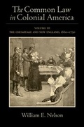 Cover: The Common Law in Colonial America - OUP eBook