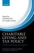 Cover: Charitable Giving and Tax Policy - OUP eBook