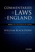 Cover: The Oxford Edition of Blackstone's: Commentaries on the Laws of England - OUP eBook