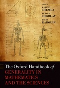 Cover: The Oxford Handbook of Generality in Mathematics and the Sciences - OUP eBook