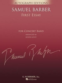 Abbildung von: First Essay: Full Score - G. Schirmer, Inc.