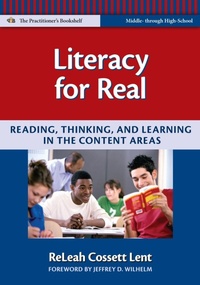 Enlarge image Cover: Literacy for Real - Teachers' College Press
