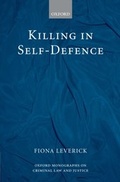 Cover: Killing in Self-Defence - OUP Oxford