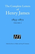 Cover: The Complete Letters of Henry James, 1855-1872 - University of Nebraska Press