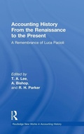 Cover: Accounting History from the Renaissance to the Present - Routledge
