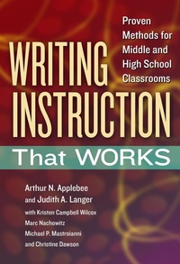 Enlarge image Cover: Writing Instruction That Works - Teachers' College Press
