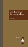 Cover: Local Economic Development Policy - Routledge