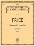 Cover: Sonata in E minor - G Schirmer, Incorporated