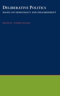 Cover: Deliberative Politics - OUP eBook