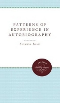 Enlarge image Cover: Patterns of Experience in Autobiography - The University of North Carolina Press