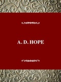 Cover: A.D. Hope - Twayne Publishers Inc.,U.S.