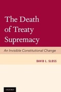 Cover: The Death of Treaty Supremacy - OUP eBook