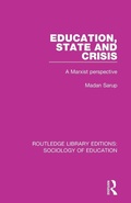 Cover: Education State and Crisis - Routledge