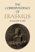 Cover: The Correspondence of Erasmus - University of Toronto Press