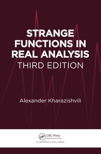 Abbildung von: Strange Functions in Real Analysis - Chapman & Hall/CRC