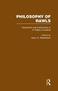 Cover: Opponents and Implications of A Theory of Justice - Routledge