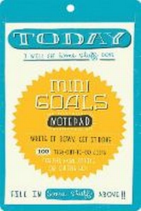 Enlarge image Cover: Mini Goals Notepad - Chronicle Books