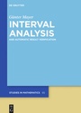 Cover: Interval Analysis - De Gruyter
