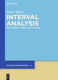 Enlarge image Cover: Interval Analysis - De Gruyter