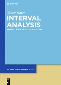 Enlarge image Cover: Interval Analysis - De Gruyter