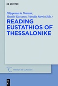 Cover: Reading Eustathios of Thessalonike - De Gruyter